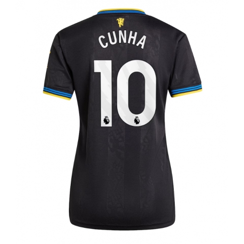 Billige Fotballdrakt Manchester United Matheus Cunha #10 Replika Tredjedrakt Dame 2025-26 Kortermet Billige Fotballdrakt Manchester United Matheus Cunha #10 Replika Tredjedrakt Dame 2025-26 Kortermet